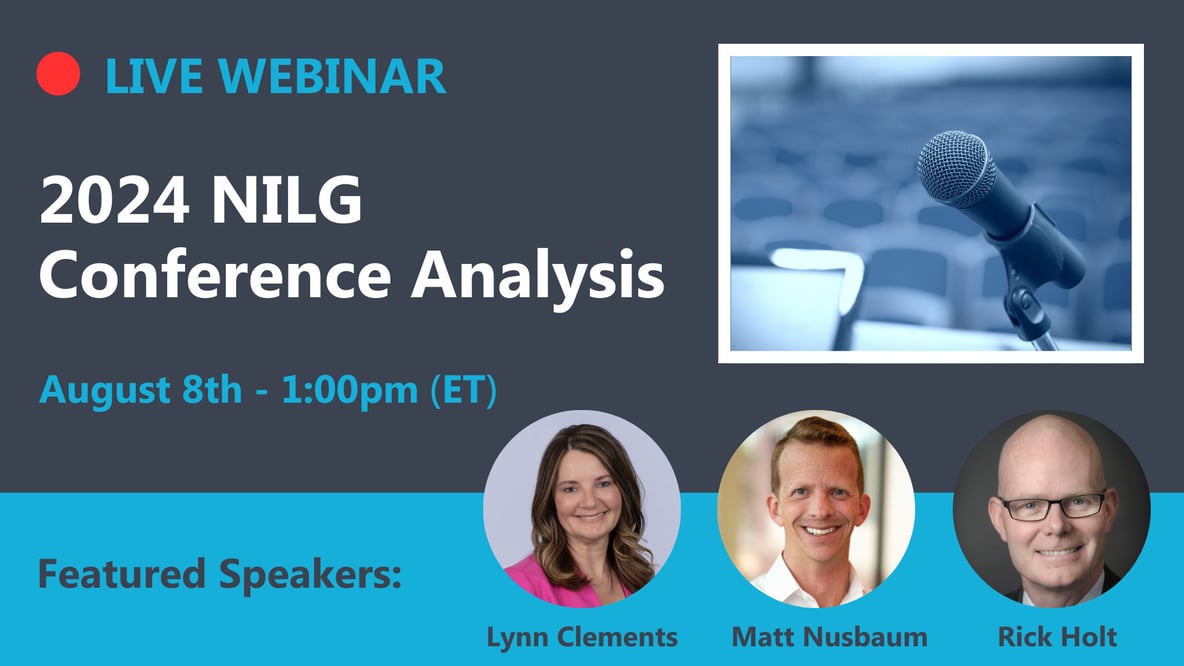 2024 NILG Conference Analysis - August 2024 Webinar - Promo Image