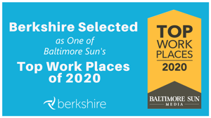 Berkshire Selected as One of Baltimore Suns Top Work Place of 2020