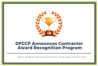 OFCCP Contractor Award Recognition Program blog