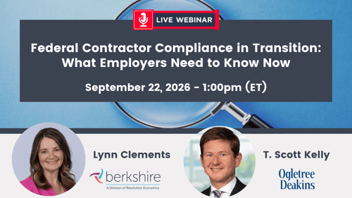 Federal Contractor Compliance in Transition - September 2026 Webinar - Updated promo Image