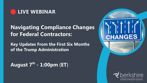 Navigating Compliance Changes for Federal Contractors - August 2025 Webinar - Promo Image