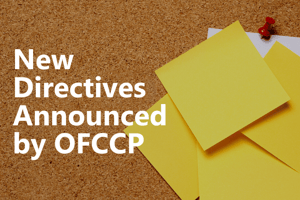 New Directives Announced by OFCCP