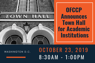 OFCCP Announces Town Hall (1)