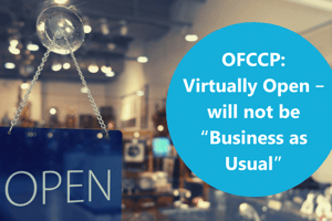 OFCCP Virtually Open - will not be Business as Usual