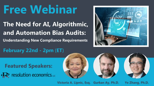The Need for AI, Algorithmic, and Automation Bias Audits - February 2023 Webinar - Promo Image
